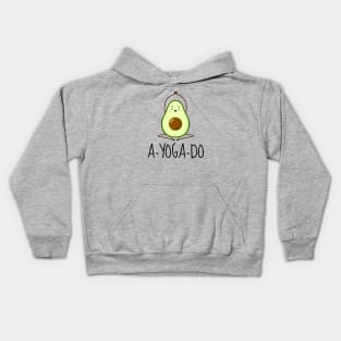 A-YOGA-DO Funny Yoga Avocado Kids Hoodie